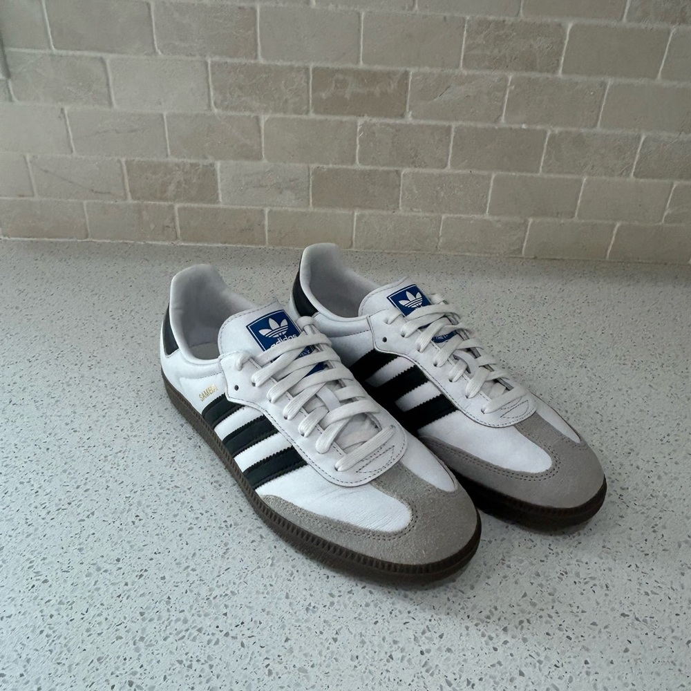 Adidas Black and White Sneakers